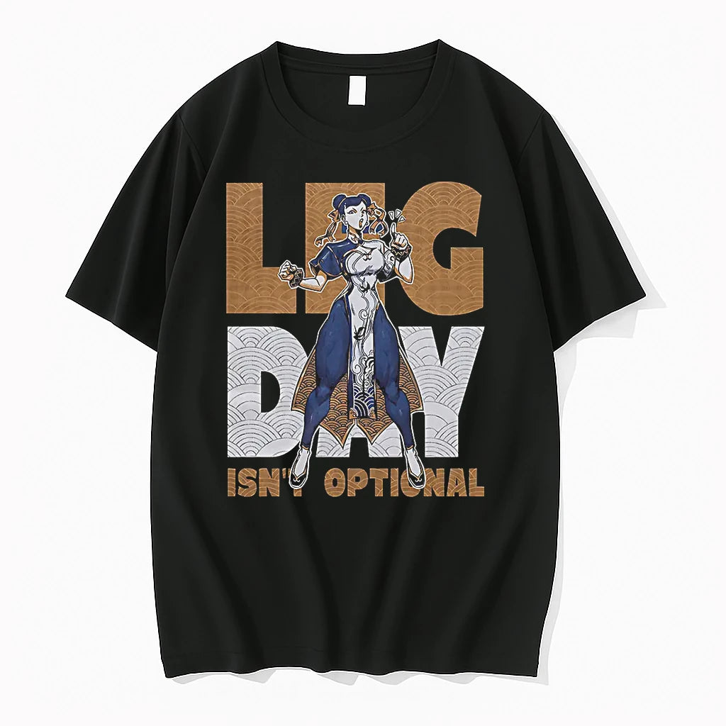 Officials Chun Li Street Fighter Leg Day Isn T Optional Tank Top T Shirt Sweater
