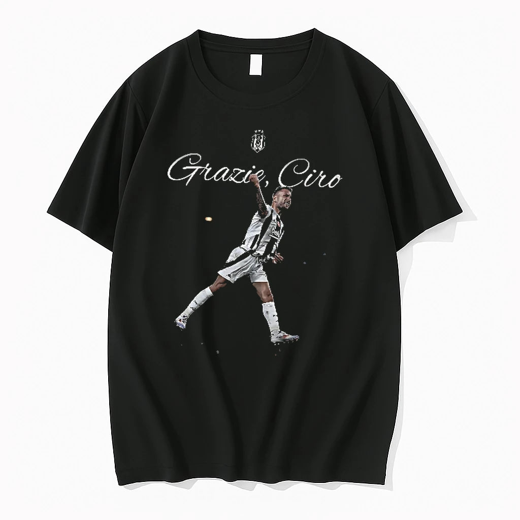 Officials Ciro Immobile Besiktas Jk Grazie Ciro Fan Soccer Team Player Celebration T Shirt Sweater
