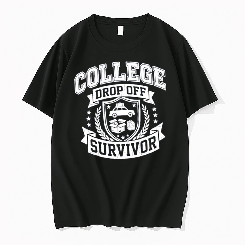 Officials College Drop Off Survivor Son Daughter Going To College Dad Merch T Shirt Sweater