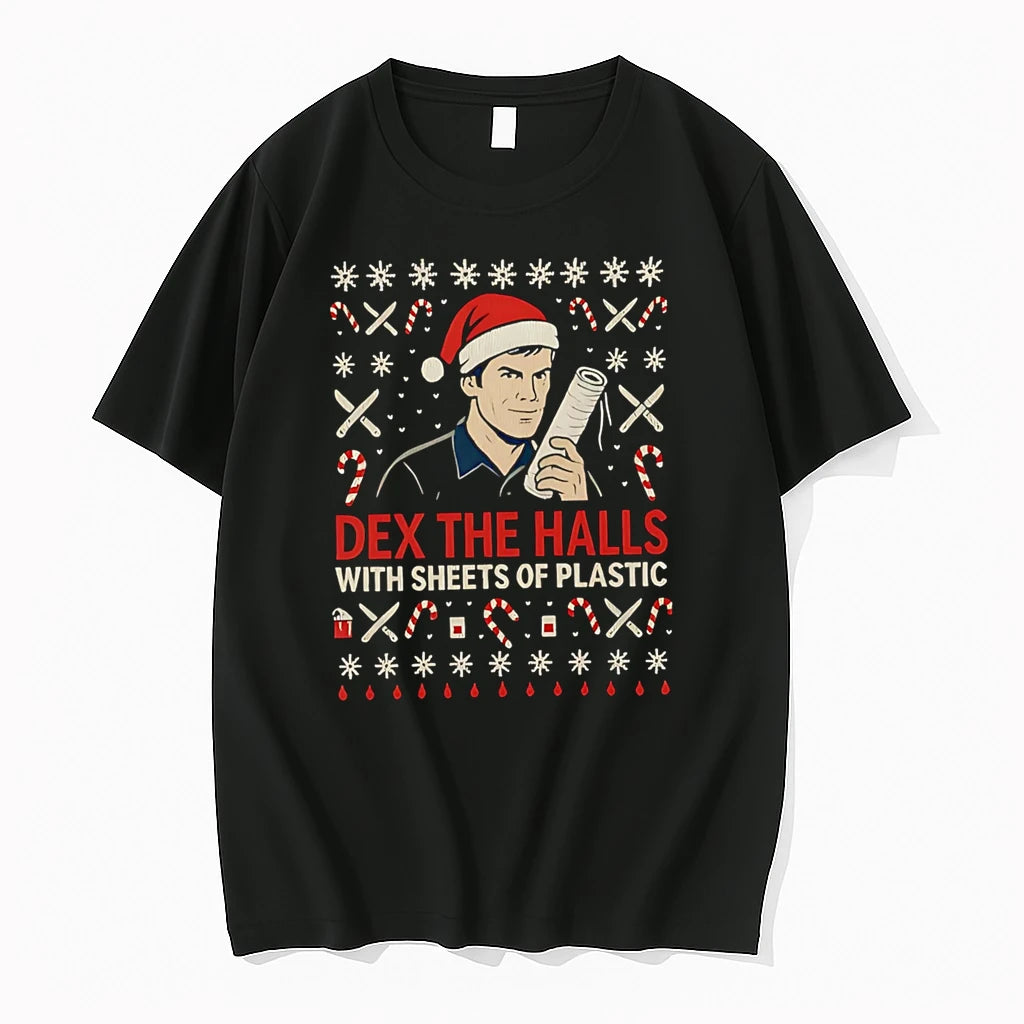 Officials Dex The Halls With Sheets Of Plastic Dexter T Shirt Sweater