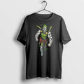 Officials Doctor Doom Walking Forward In Metallic Armor Green Hooded Cloak Men T Shirt Sweater