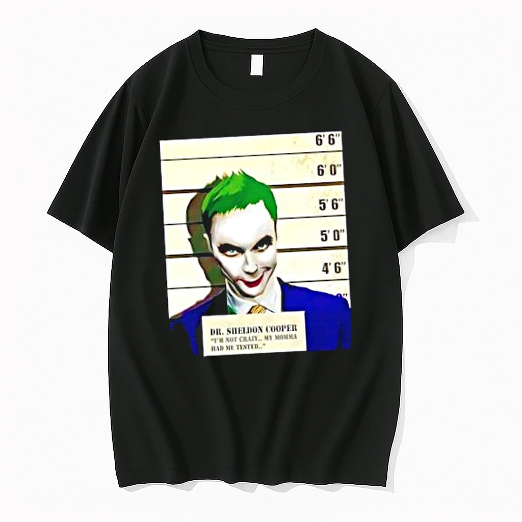 Officials Dr Sheldon Cooper Joker Mugshot Merch T Shirt Sweater