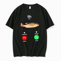 Officials Fih Calling Remind Me Message Decline Accept Phone Call Fish Merch T Shirt Sweater