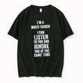 Officials Funny Sarcastic Dark Dry Slacker Multi Task Ignore You Merch T Shirt Sweater