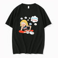 Officials Funny Toronto Tempo Taptors Cartoon Blonde Girl Sitting Thought Bubbles Logos Mens