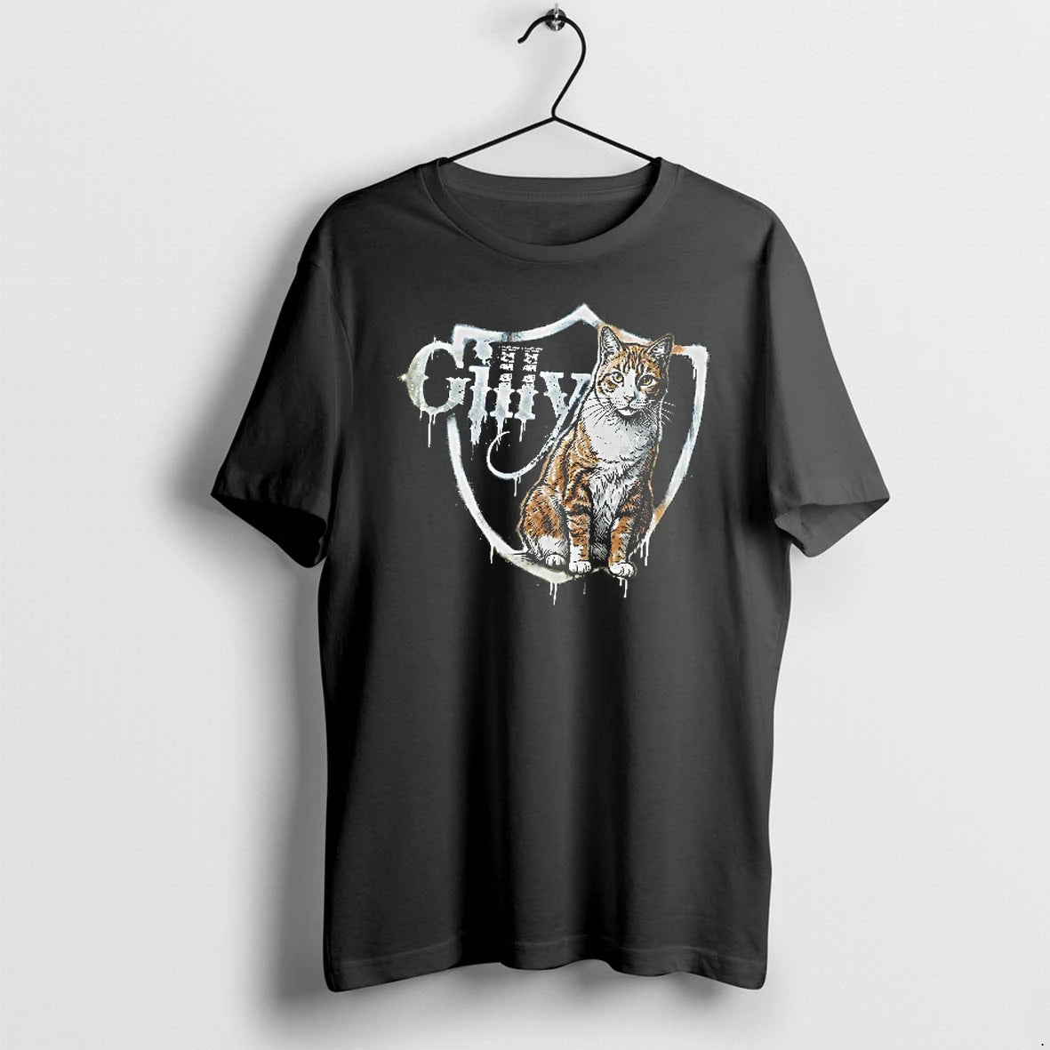 Officials Gilly The Cat Oakland Raiders Shield Logo T Shirt Sweater