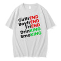Officials Girlfriend Boyfriend Friend Drinking Smoking Wordplay T Shirt Sweater