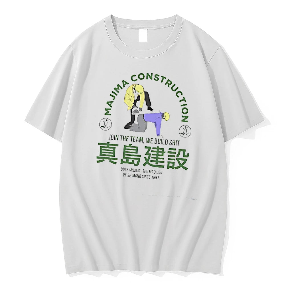 Officials Goro Majima Majima Construction Yakuza Join The Team We Build Shit T Shirt Sweater