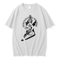 Officials Hysteric Glamour Black White Stencil Girl Electric Guitar White Womens T Shirt Sweater