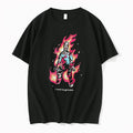Officials I Want To Go Home Bandaged Figure Engulfed Pink Flames Cartoon Men