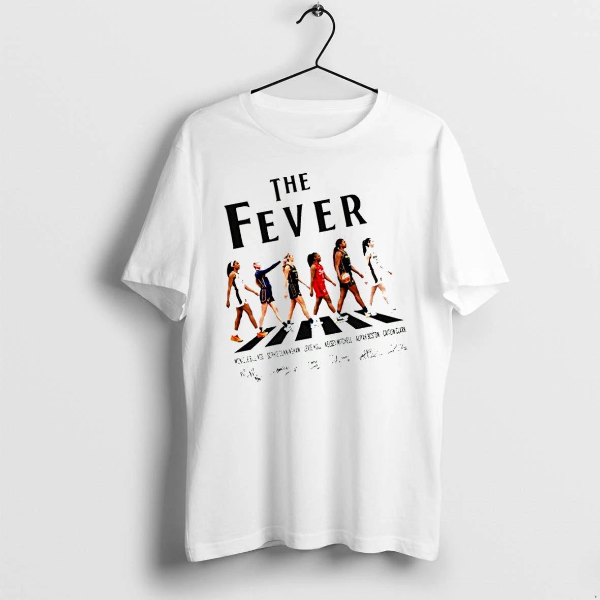 Officials Indiana Fever The Fever Abbey Road Signature 2026 T Shirt Sweater