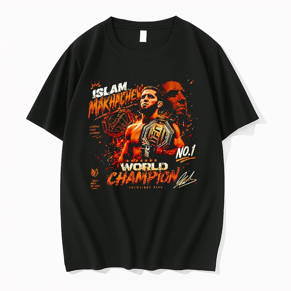 Officials Islam Makhachev Discipline Focus Dominance Champion World Champion T Shirt Sweater