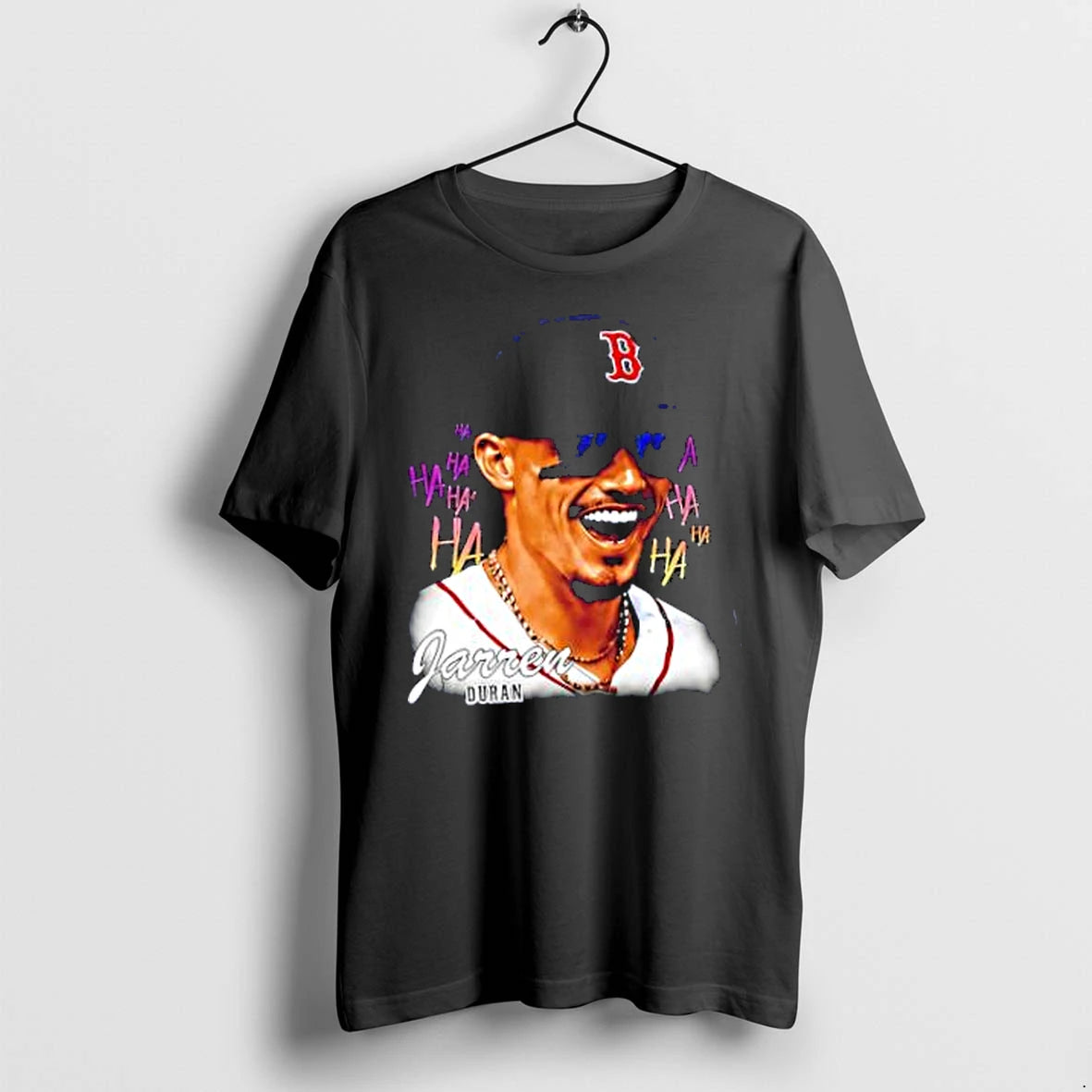 Officials Jarren Duran Boston Red Sox Ha Ha Ha Merch T Shirt Sweater