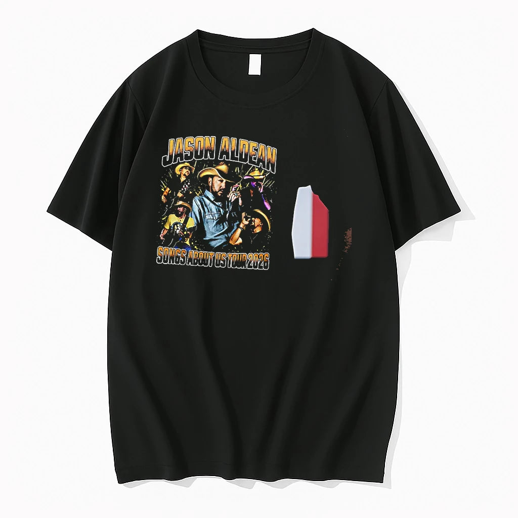 Officials Jason Aldean Songs About Us Tour 2026 T Shirt Sweater
