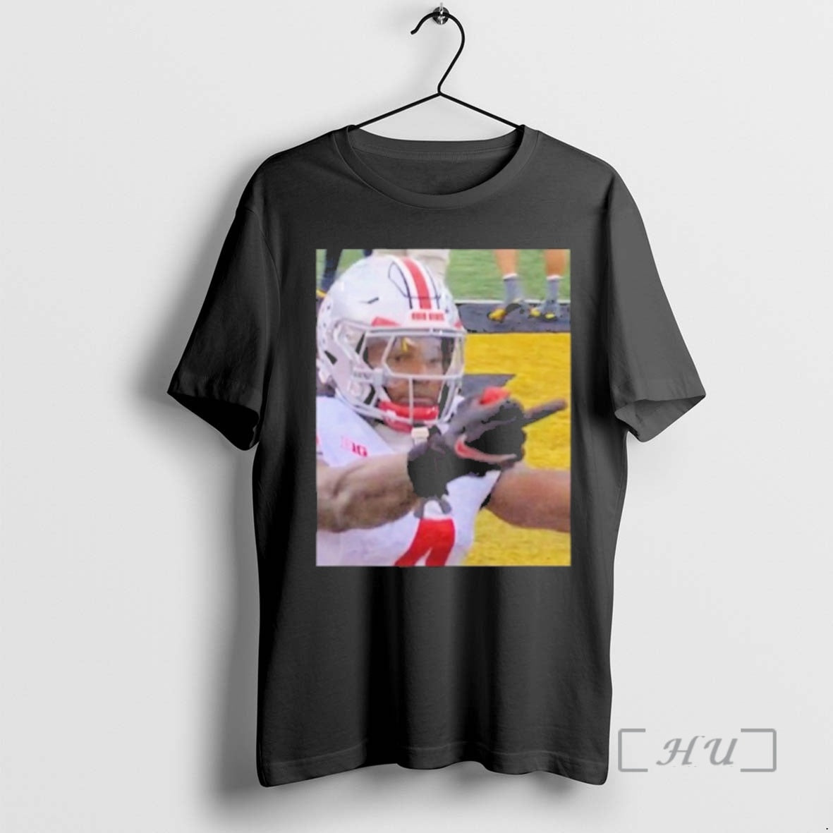 Officials Jeremiah Smith Flips Off Michigan Fan Football T-Shirts