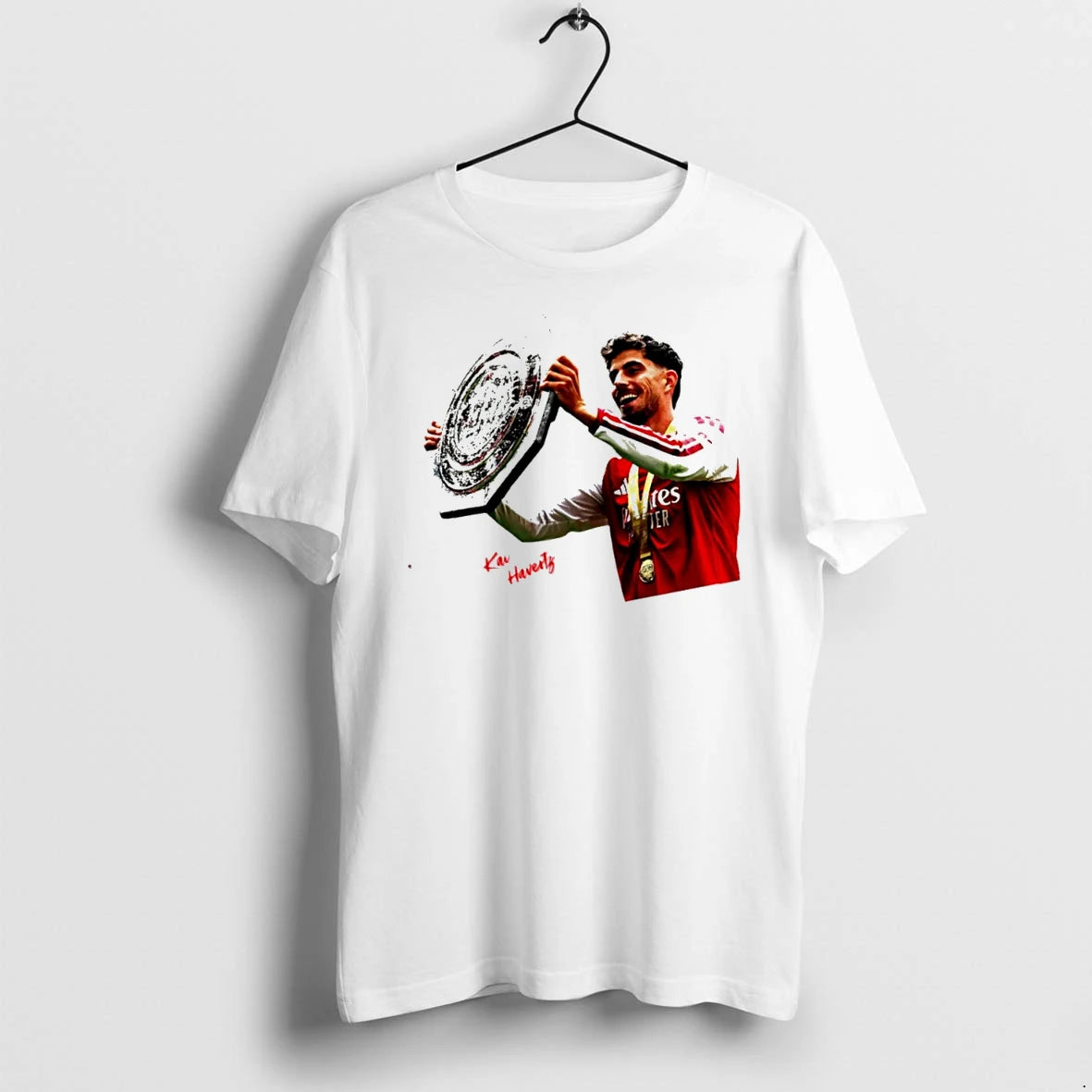 Officials Kai Havertz Arsenal Champion 2026 Trophy Signature T Shirt Sweater