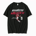 Officials Kenneth Walker Iii 9 Football Player Running Stiff Arm Halftone Youth T Shirt Sweater