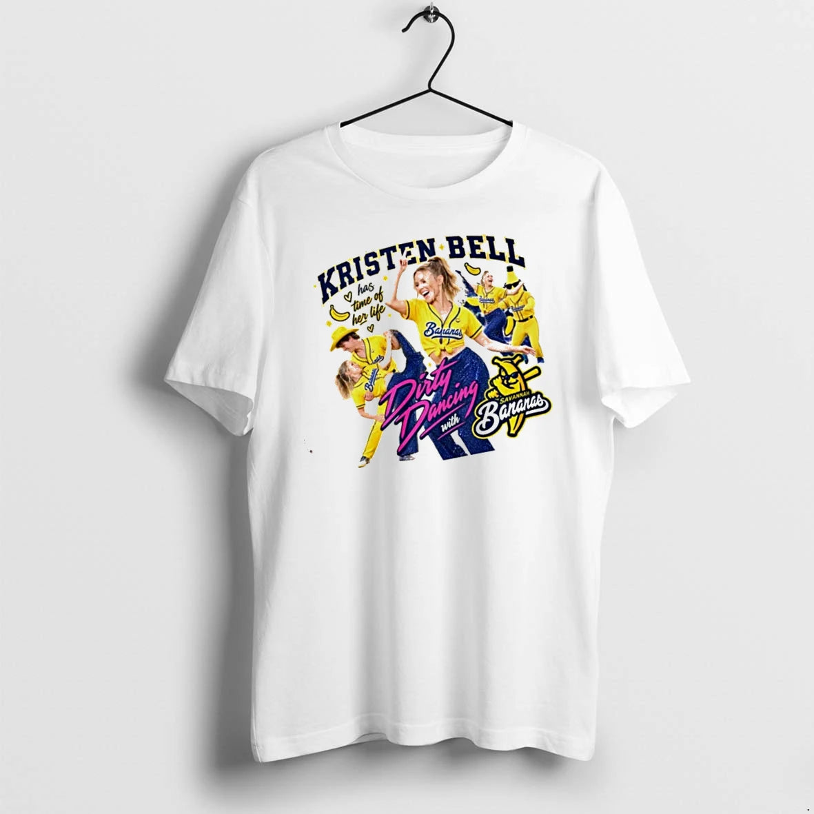 Officials Kristen Bell Time Of Her Life Dirty Dancing With Savannah Bananas T Shirt Sweater