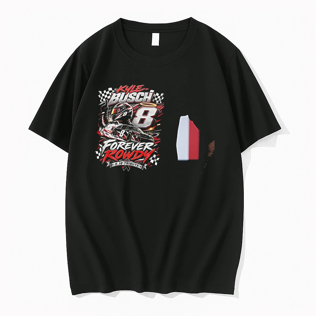 Officials Kyle Busch Forever Rowdy 8 18 Tribute T Shirt Sweater