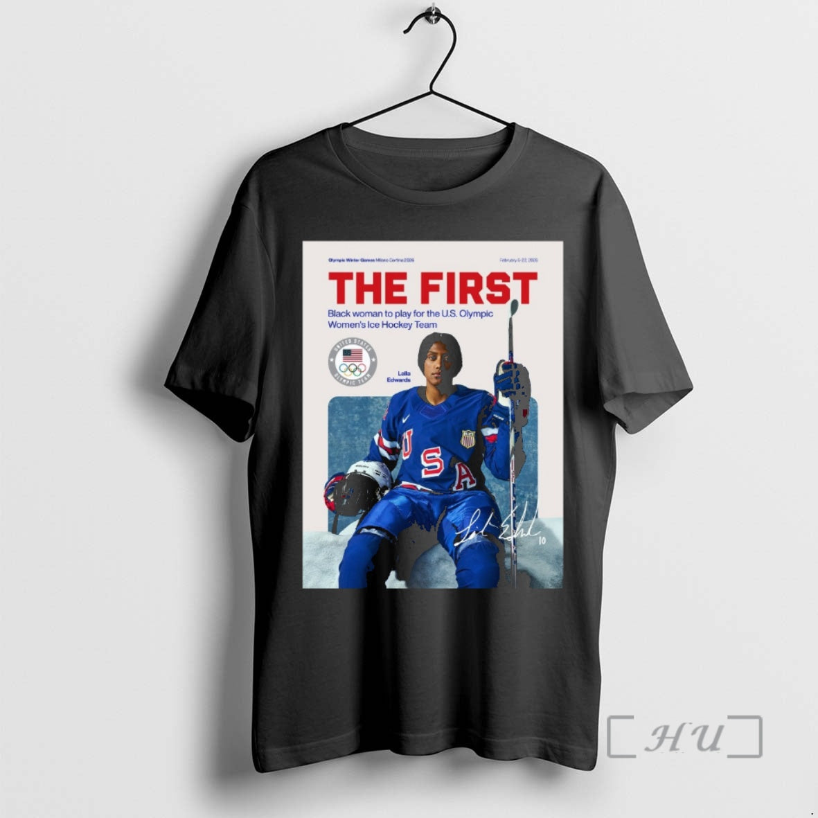 Officials Laila Edwards First Black Woman Play U S T-Shirts