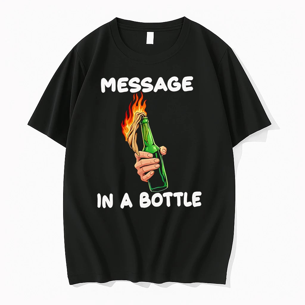 Officials Message In A Bottle Molotov Cocktail T Shirt Sweater