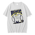 Officials Milwaukee Brewers Mlb 2026 Mascot Mania T Shirt Sweater