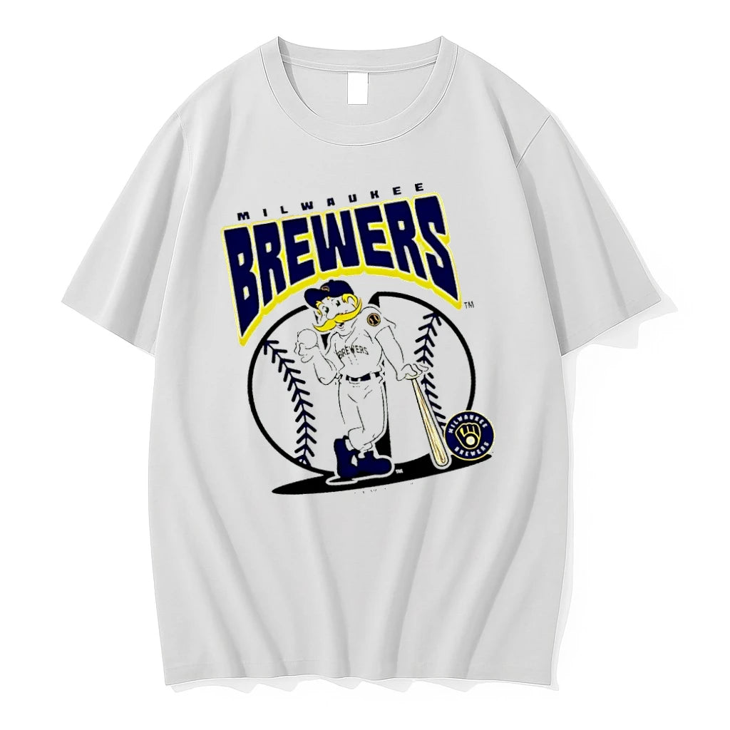 Officials Milwaukee Brewers Mlb 2026 Mascot Mania T Shirt Sweater