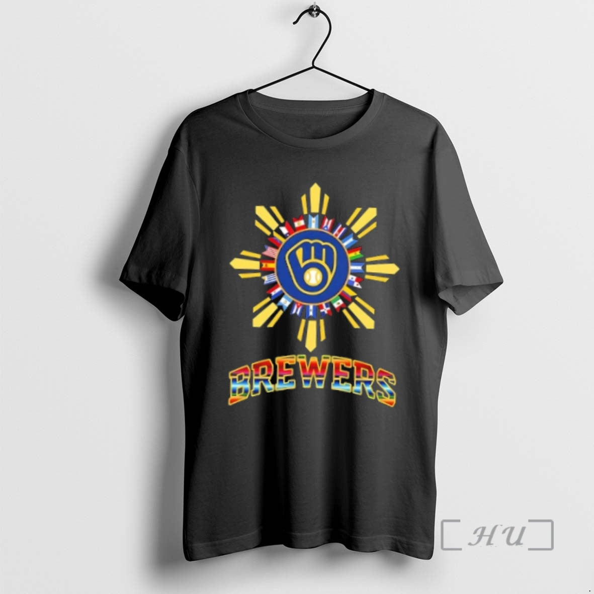 Officials Milwaukee Brewers X Hispanic T-Shirts