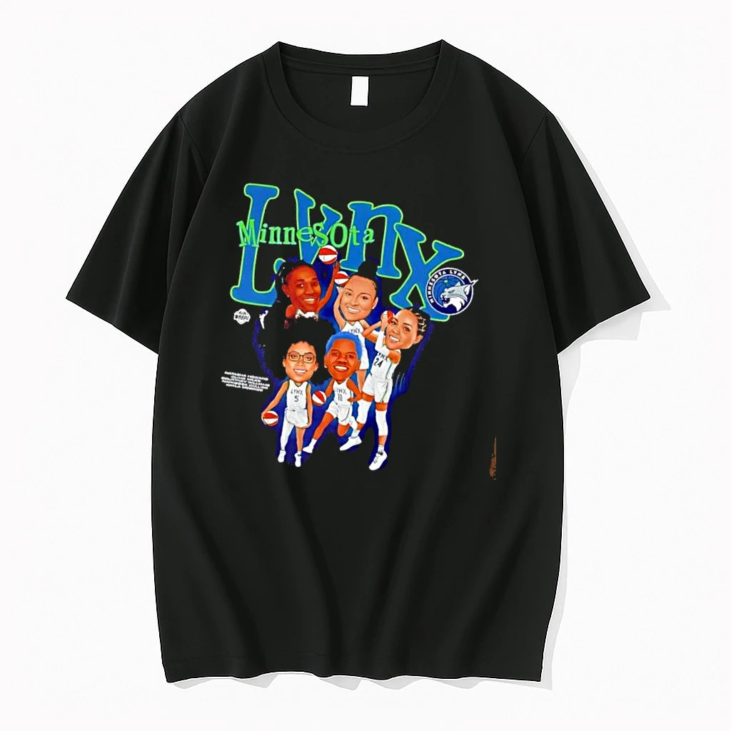 Officials Minnesota Lynx Natasha Howard Courtney Williams Roster Five Player Cartoon Mens T Shirt Sweater