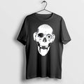 Officials Monochrome Skeleton Spiderweb Eyeball Tongue Illustration Mens T Shirt Sweater