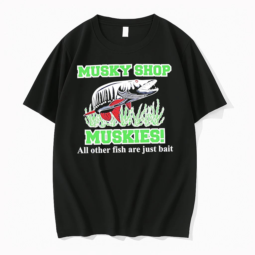 Officials Musky Shop Muskies All Other Fish Are Just Bait Fishing T Shirt Sweater