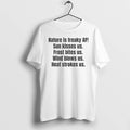 Officials Nature Is Freaky Af Quote Inspirational T Shirt Sweater