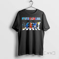 Officials North Carolina Sports Team Carolina Panthers Hornets Hurricanes Duke Blue Heels Mascots Walking Across T-Shirts
