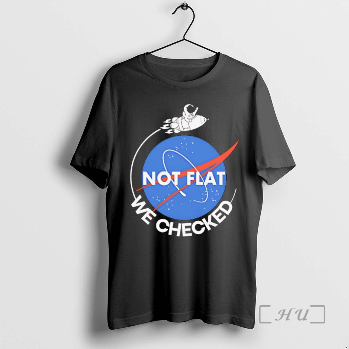 Officials Not Flat We Checked Nasa Logo T-Shirts