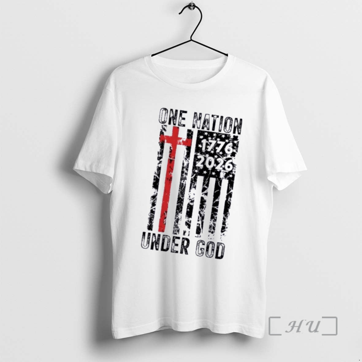 Officials One Nation Under God 250 Years 1776 2026 Us Flag T-Shirts