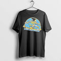 Officials Over Arm Throw Cartoon Sleeping Blue Dragon Mens T Shirt Sweater