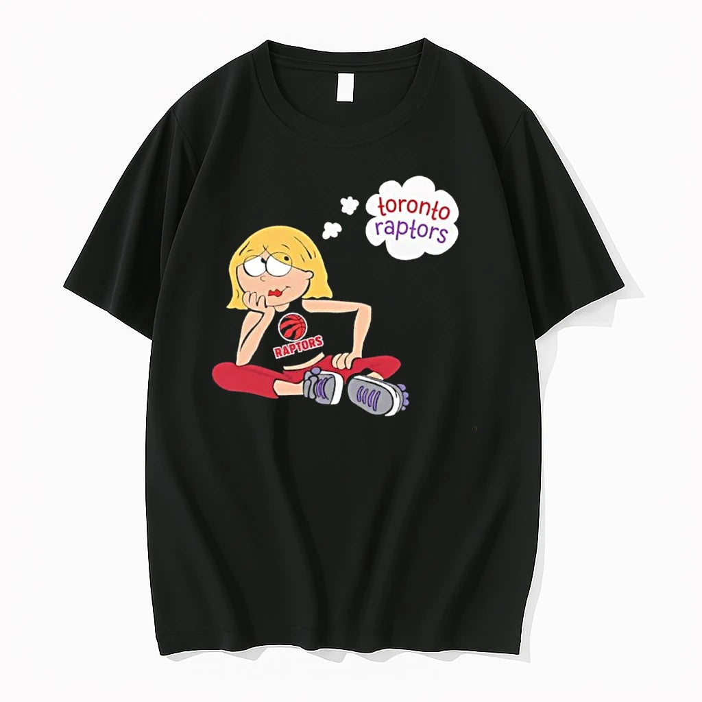 Officials Premium Toronto Raptors Nba Cartoon Blonde Girl Daydreaming Thought Bubble Mens T Shirt Sweater