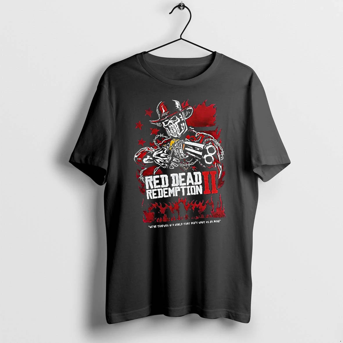Officials Red Dead Redemption 2 Arthur Morgan Skull Outlaw Western Game Quote Women