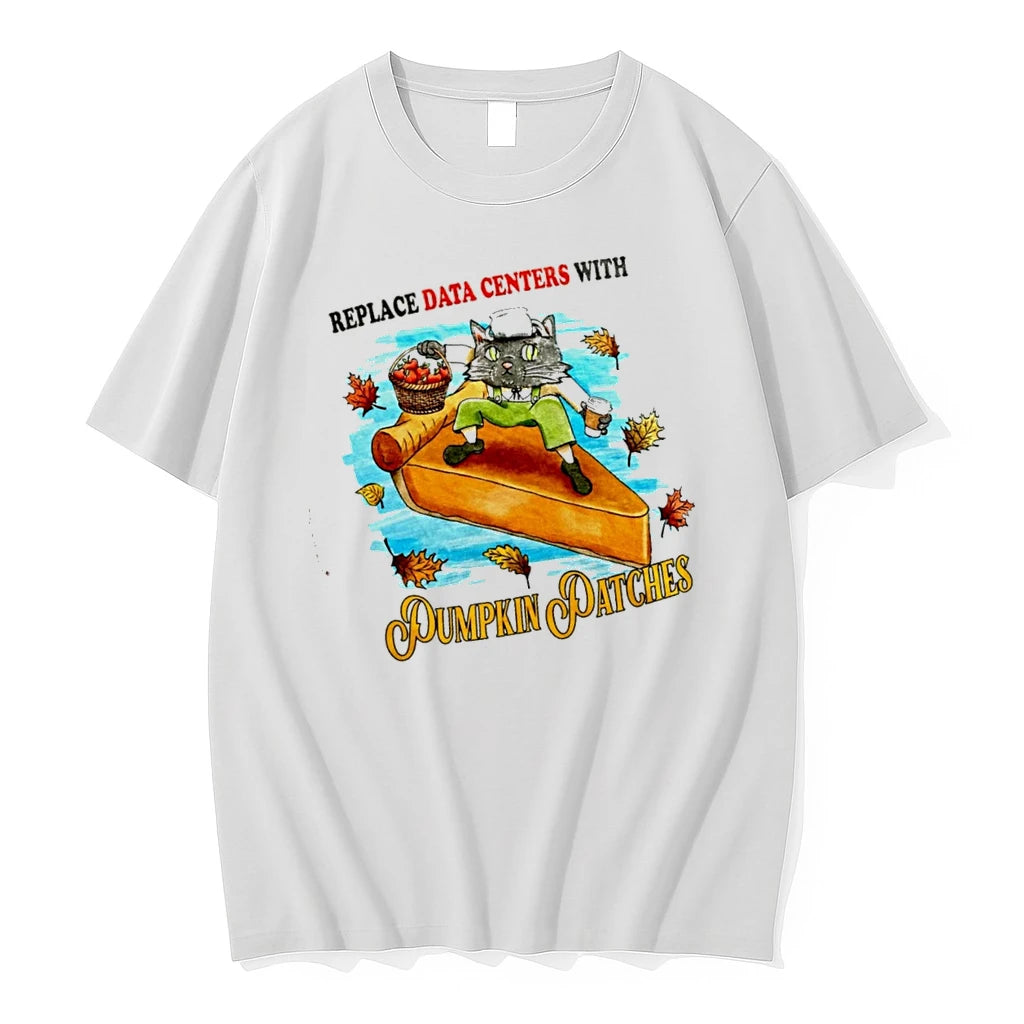 Officials Replace Data Centers With Pumpkin Patches Cat T Shirt Sweater