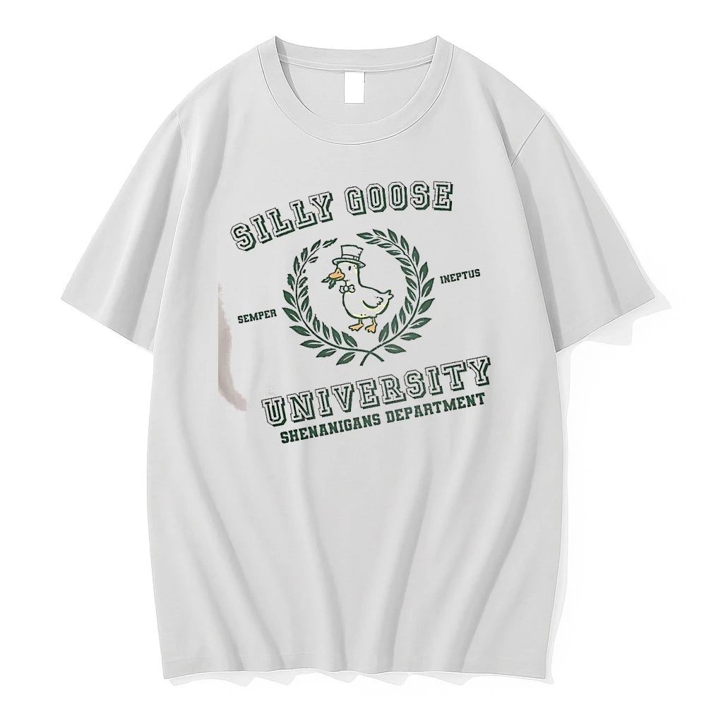 Officials Silly Goose University Shenanigans Department Semper Ineptus T Shirt Sweater