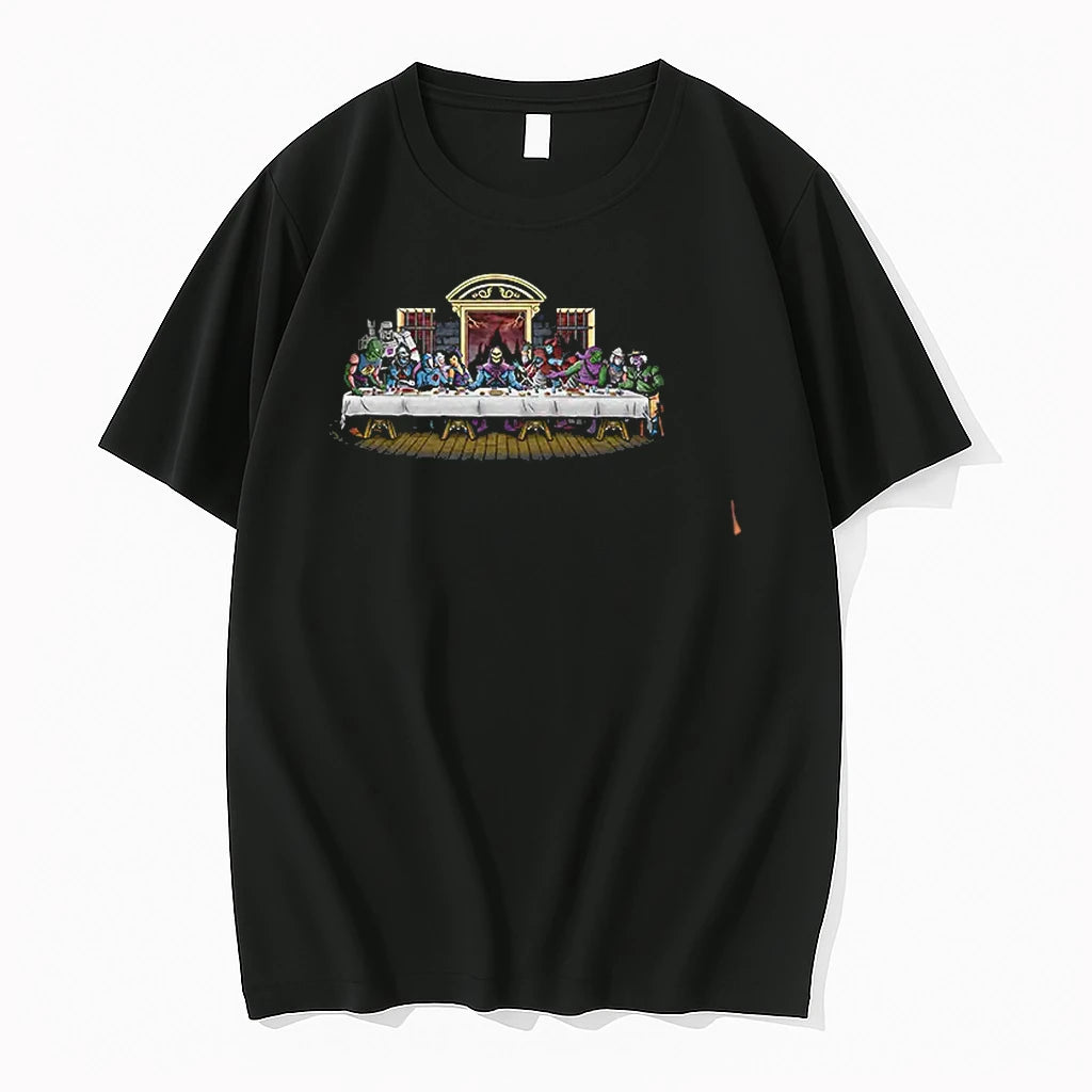 Officials Skeletor Megatron Cobra Commander The Last Supper Villains Master Of Universe T Shirt Sweater