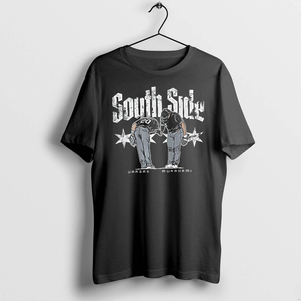 Officials South Side Vargas Murakami Bowing Baseball Players Chicago Stars Distressed Youth T Shirt Sweater