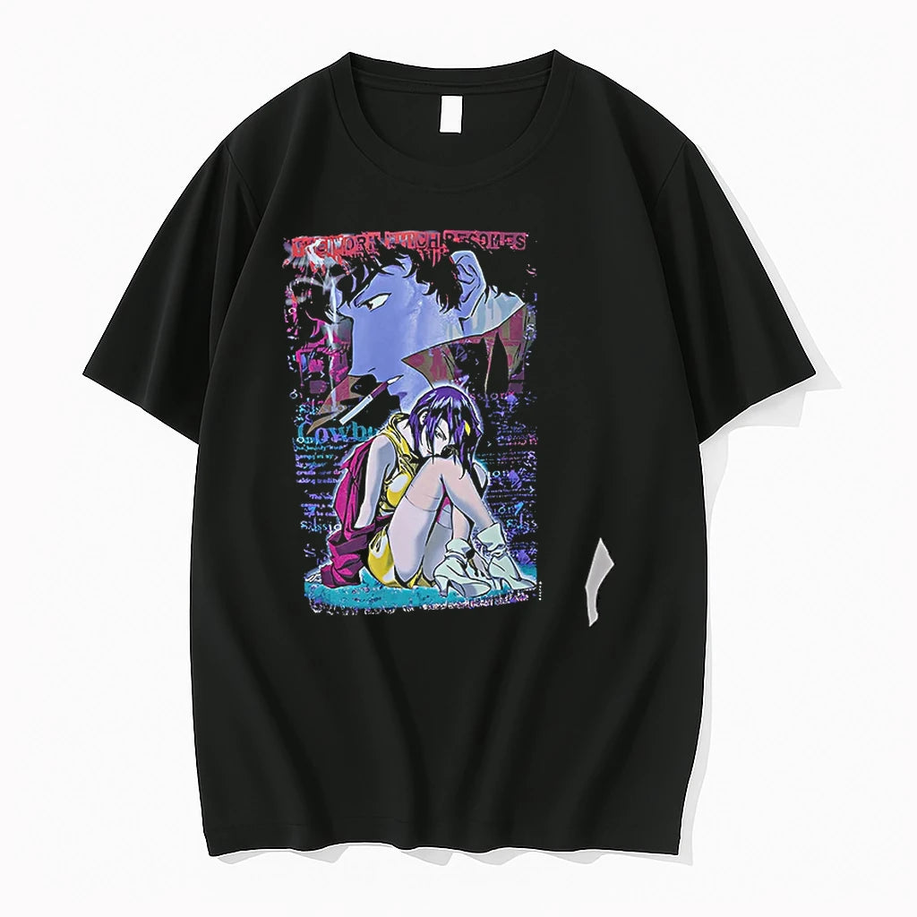 Officials Spike Spiegel Faye Valentine Cowboy Bebop The World Which Becomes Session T Shirt Sweater