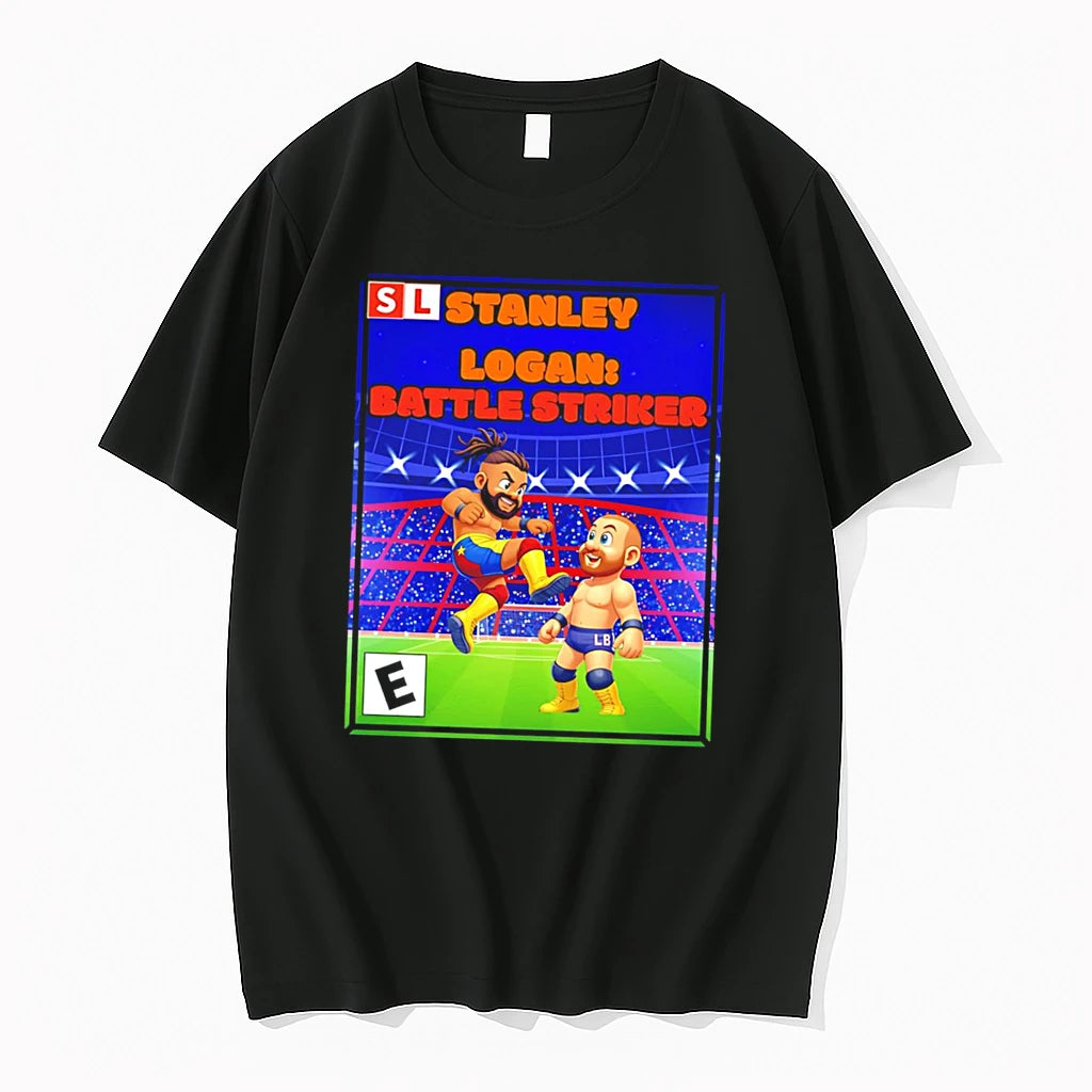 Officials Stanley Logan Battle Striker Wrestling Tee T Shirt Sweater