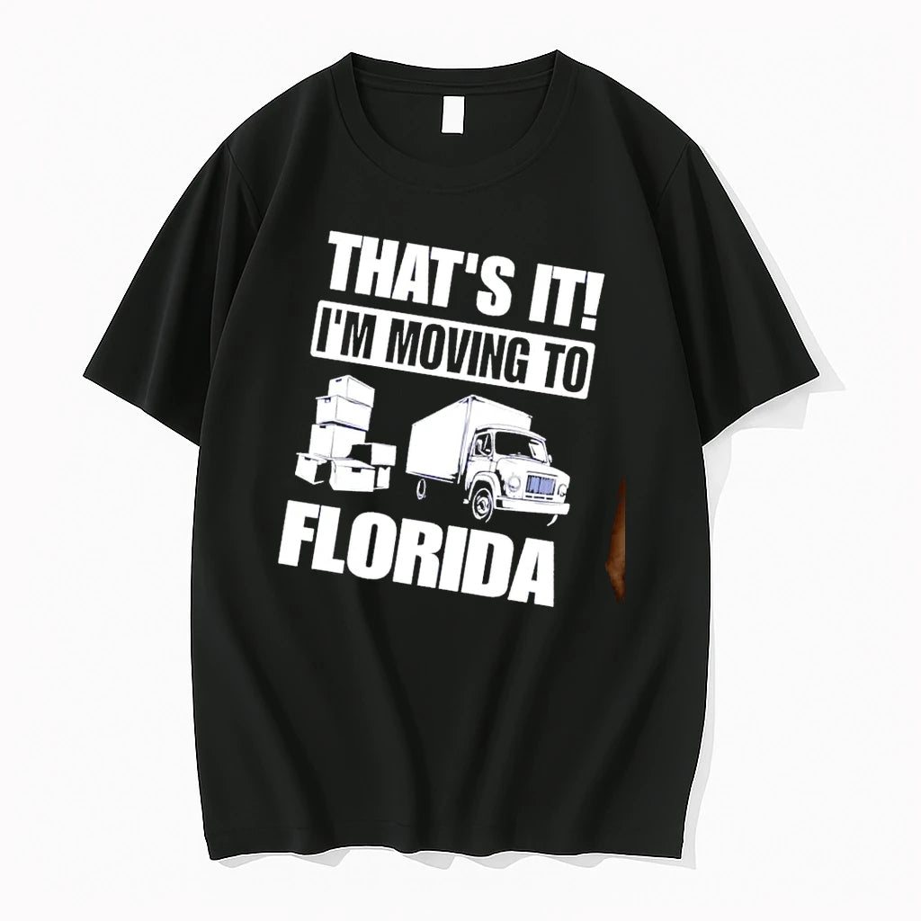 Officials Thats It Im Moving To Florida Cargo Truck Stacked Cardboard Boxes Mens