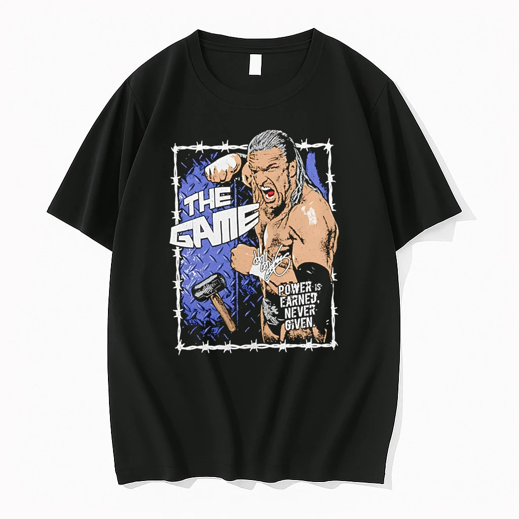 Officials The Game Power Is Earned Never Given Triple H T Shirt Sweater