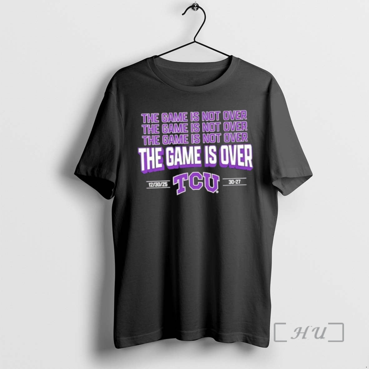 Officials Game Is Over Tcu Horned Frogs 30 27 Usc Trojans 2025 Alamo Bowl T-Shirts