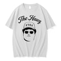 Officials The Hawg Stoa Line Art Portrait Man Wearing Sunglasses White Womens T Shirt Sweater