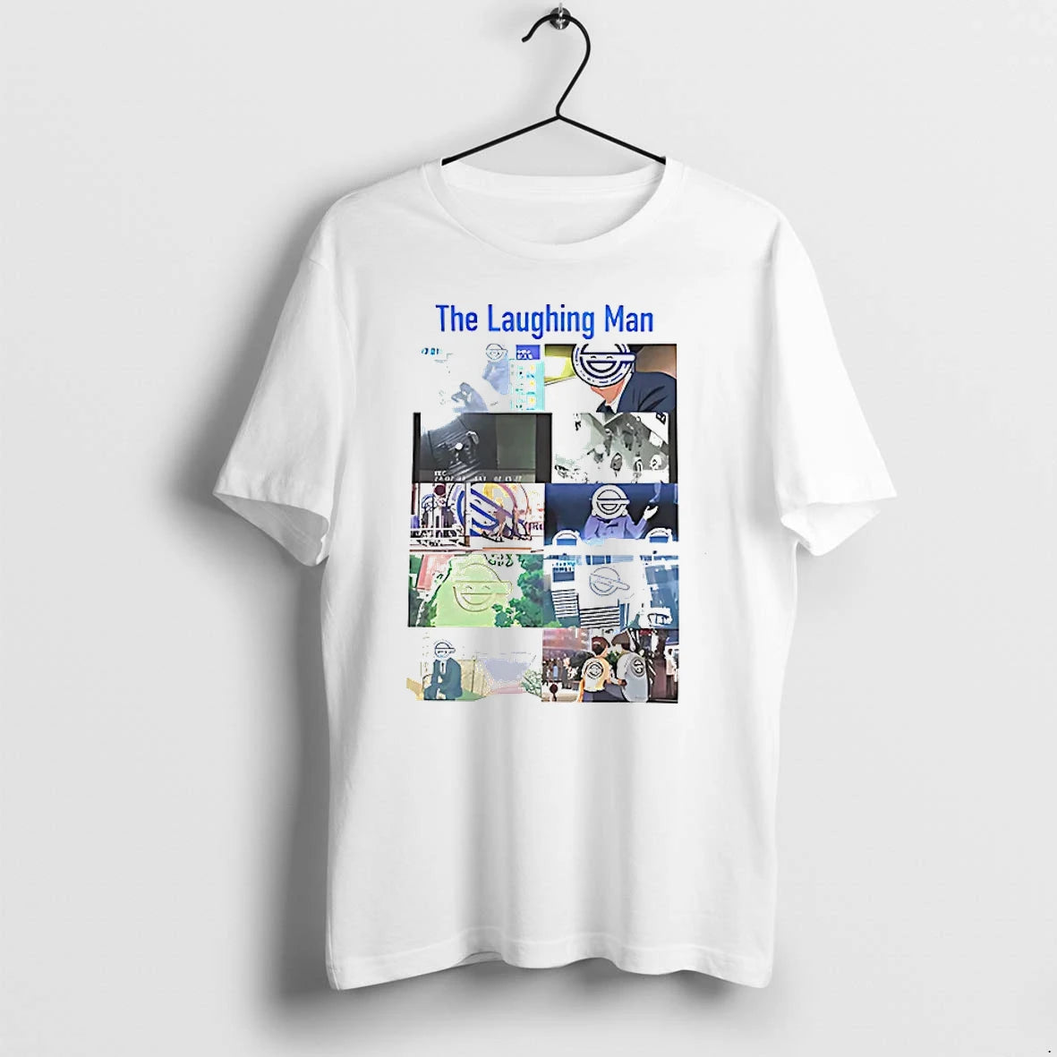 Officials The Laughing Man Ghost In The Shell Stand Alone Complex Character Tee