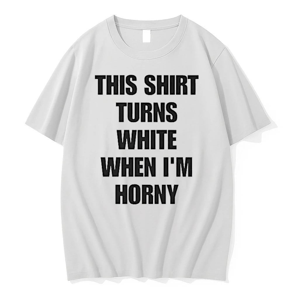 Officials This Turns White When Im Horny Funny T Shirt Sweater